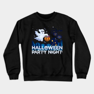 Halloween Party Night tee design birthday gift graphic Crewneck Sweatshirt